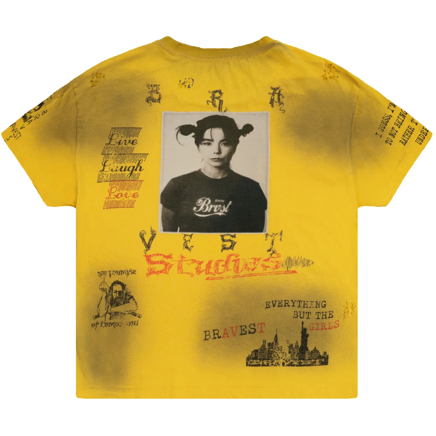 Bravest Studios Yellow Heirloom Tee