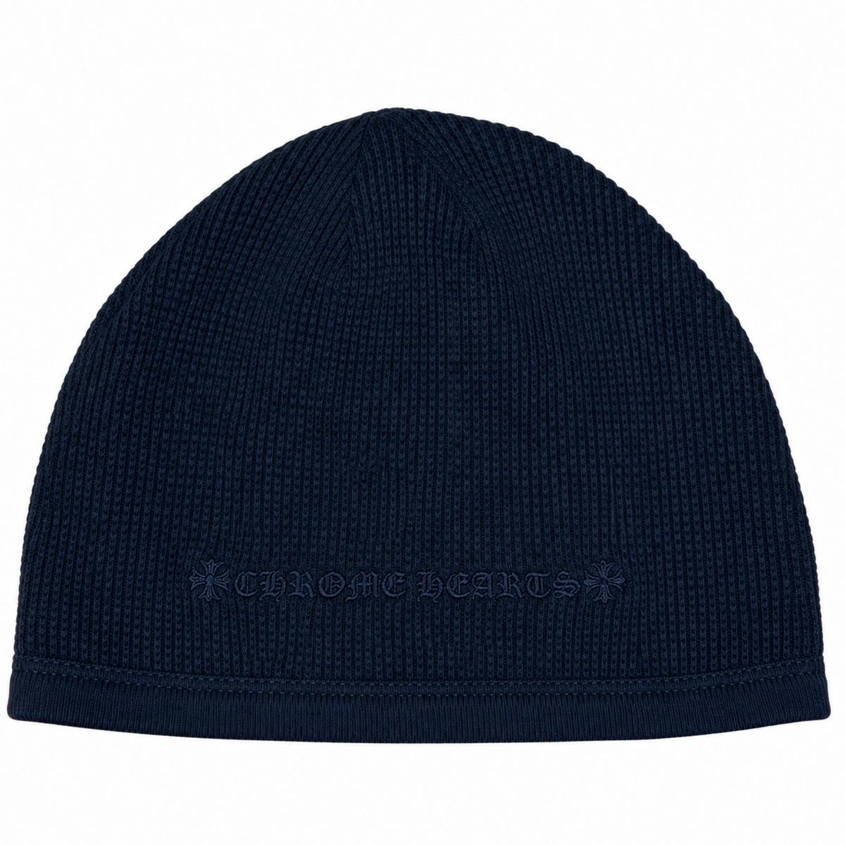 Chrome Hearts Skull Cross Logo Beanie Black