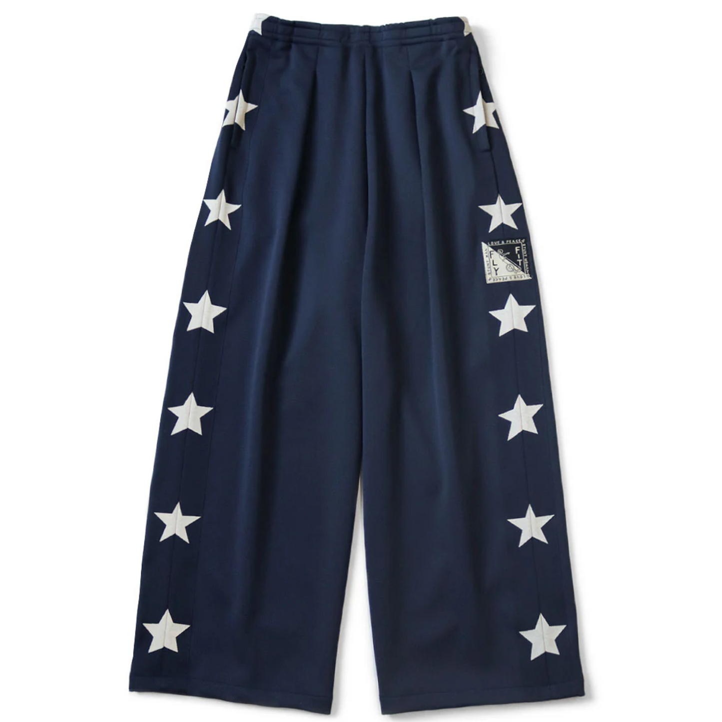 Kapital Star Stuntman & Smooth Jersey Baggy Sweatsuit Navy