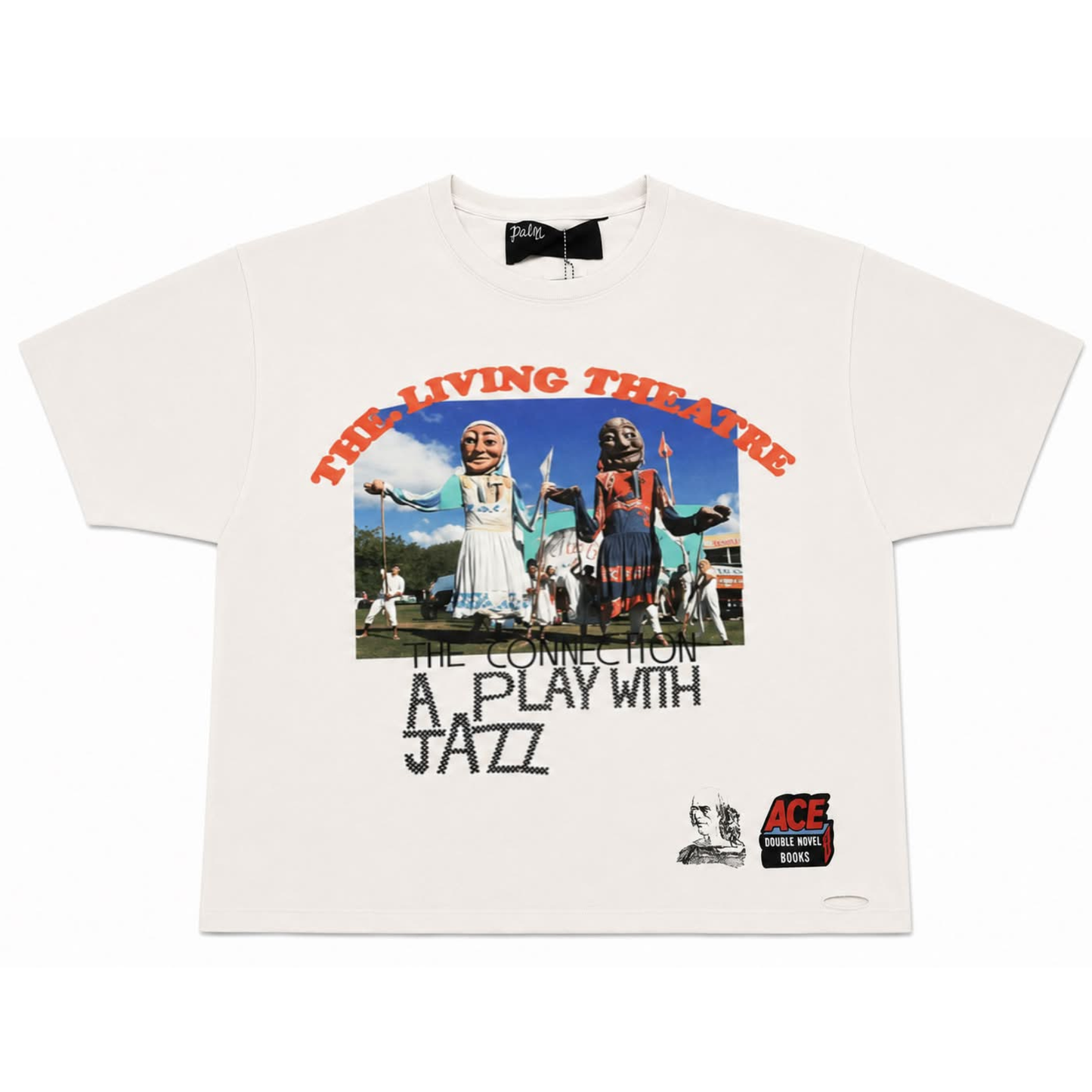 Paly Hollywood The Living Theatre Tee White