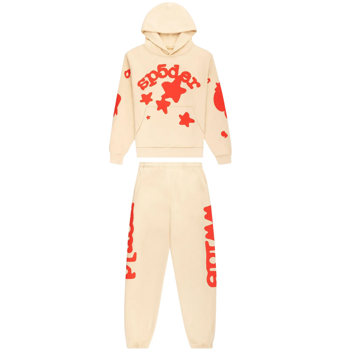 Sp5der Beluga Sweatsuit Cream