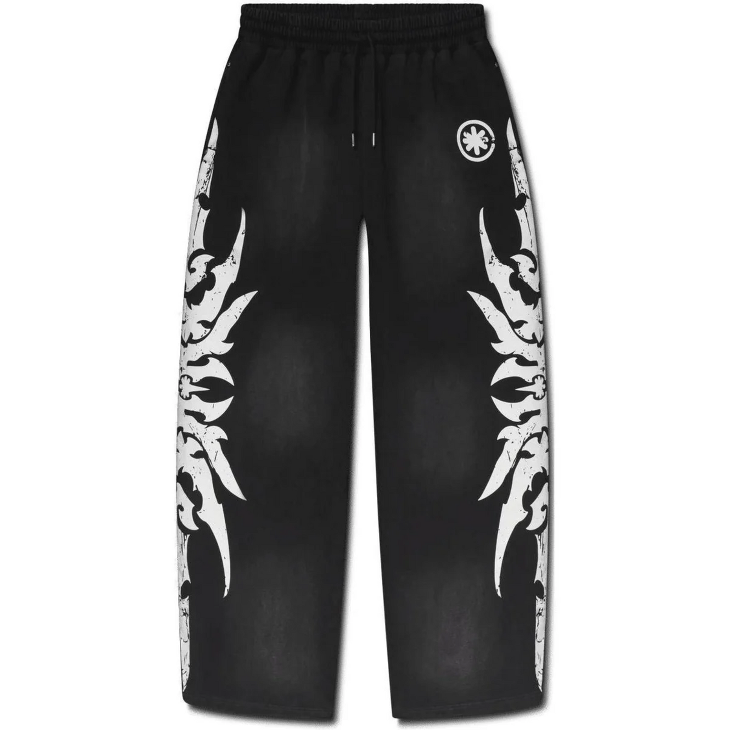 LostShdws Complex Con Exclusive Acid Wash Sweatpants Black