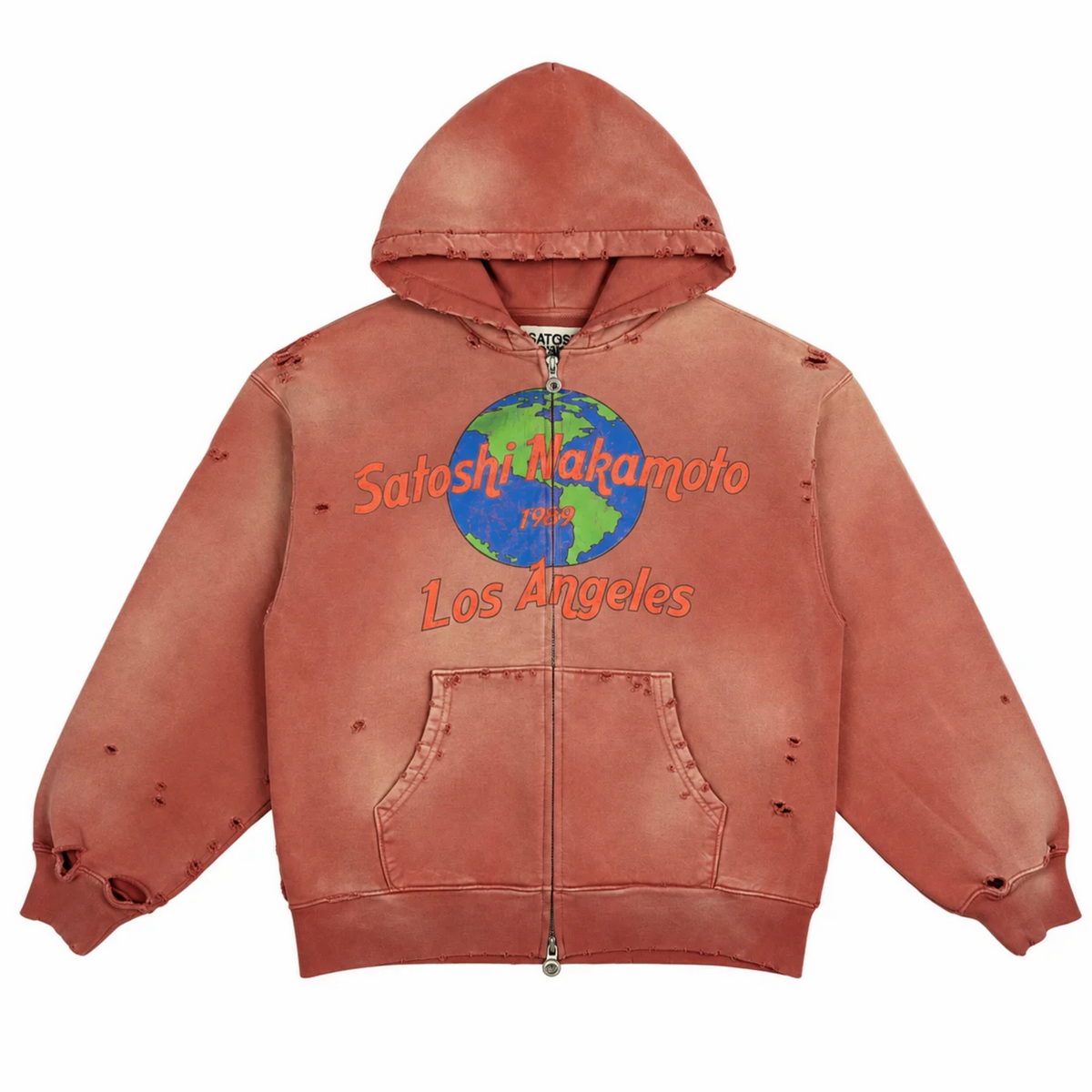 Satoshi Nakamoto 1969 Rock Zip Up Hoodie