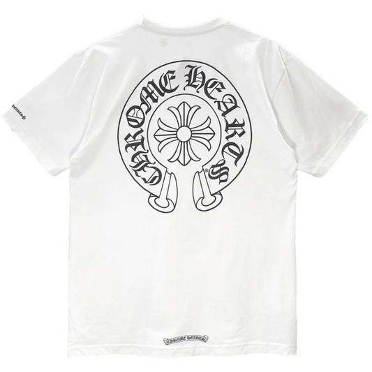 Chrome Hearts Horseshoe Logo Pocket Tee White