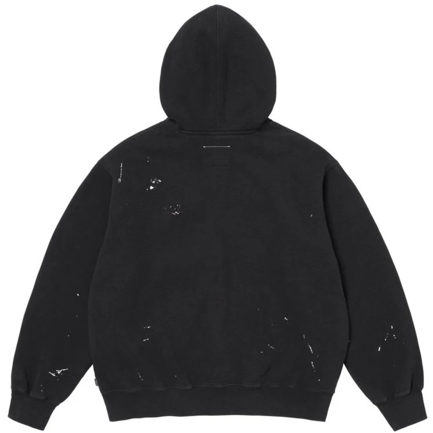Supreme MM6 Maison Margiela Box Logo Zip Up Hooded Sweatshirt Black