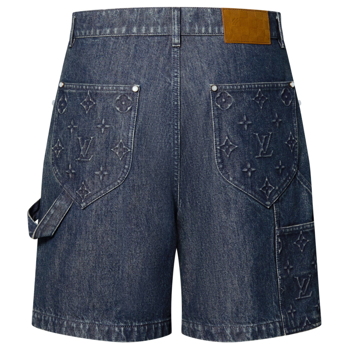 Louis Vuitton Denim Carpenter Shorts Washed Blue