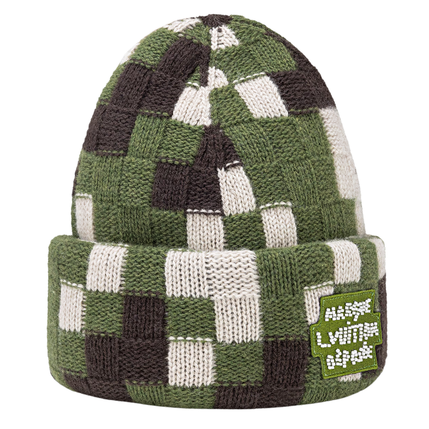 Louis Vuitton Damoflage Beanie Green Damoflage Damier