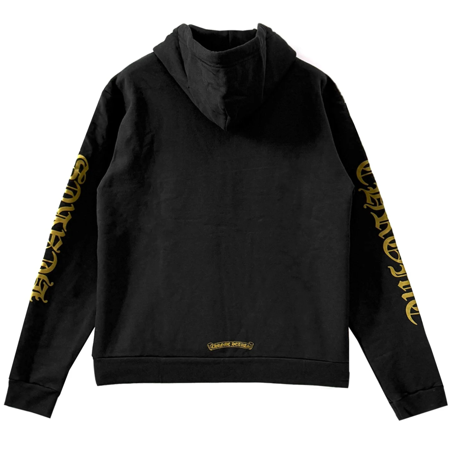 Chrome Hearts Olive Vertical Script Logo Pullover Hoodie