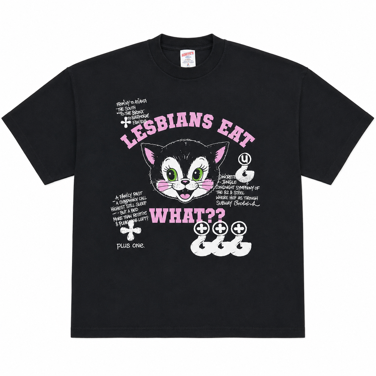 Greedy Unit X Plus One Lesbians Eat What Tee