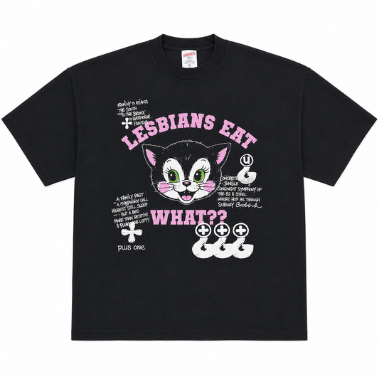 Greedy Unit X Plus One Lesbians Eat What Tee