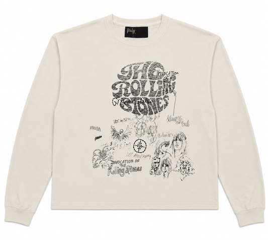 Paly Hollywood x Rolling Stones Embroidery L/S Tee