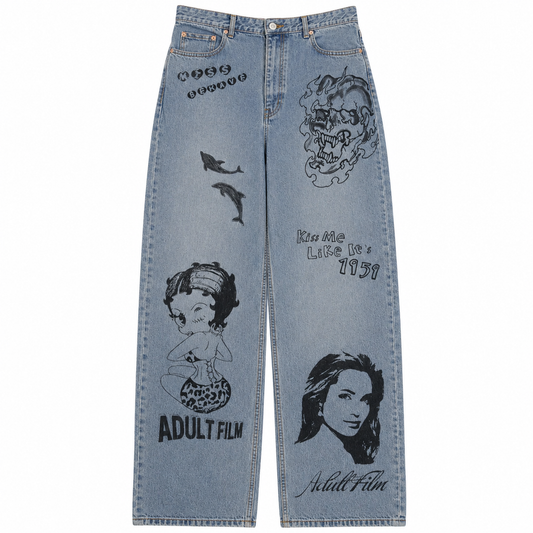 Adult Flim Society Tempted Cut Jeans