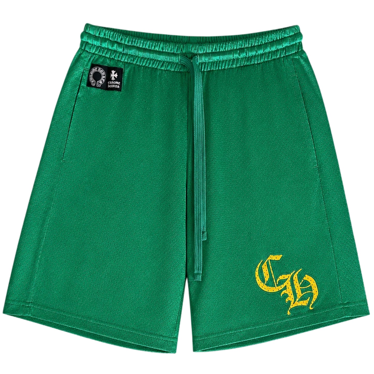 Chrome Hearts Mesh Shorts Green/Gold