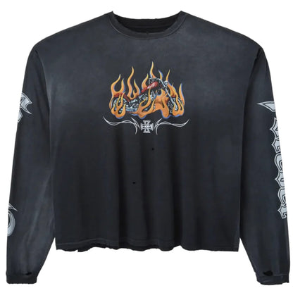 Happy Memories Don't Die HMDD Ghost Rider Long Sleeve Tee