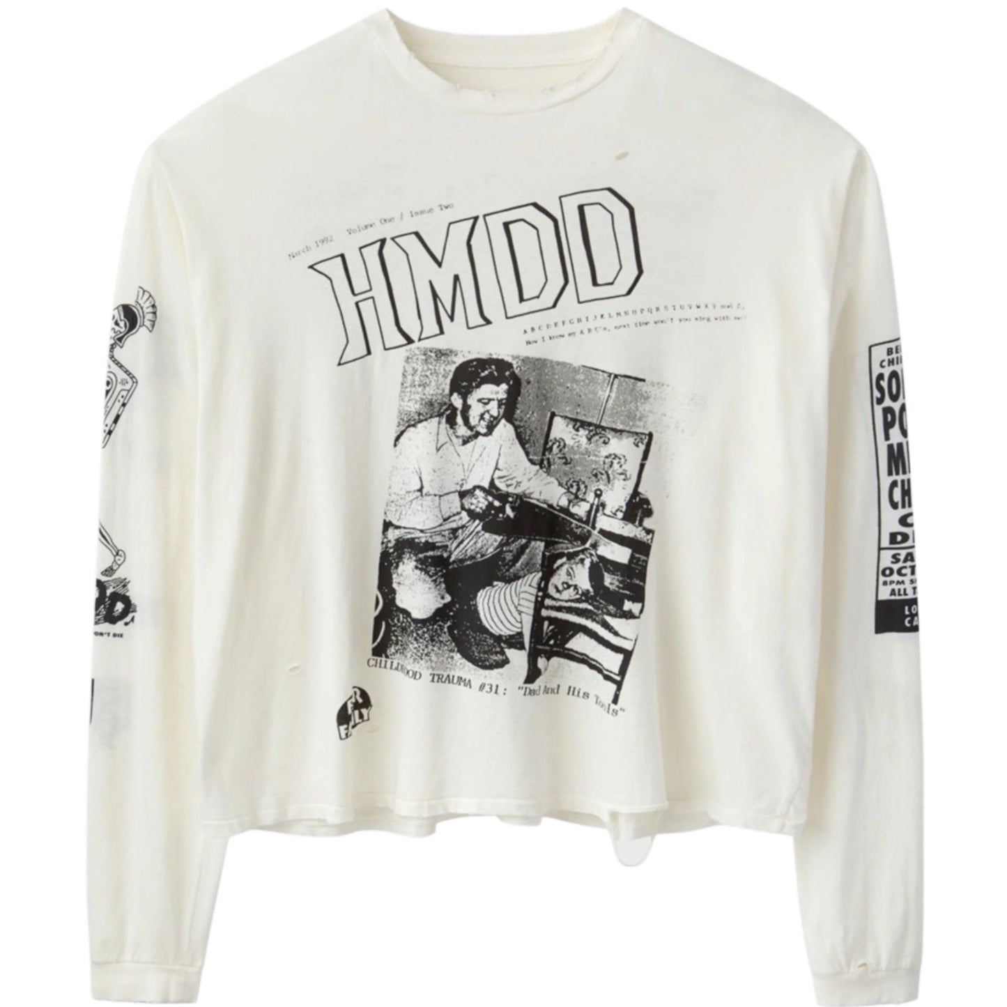 Happy Memories Don't Die HMDD Fanzine Long Sleeve Tee
