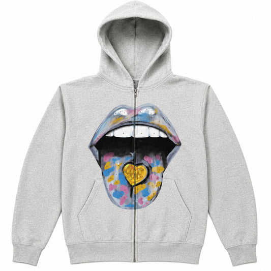 Homes!ck X2C Zip Up Hoodie Slate Grey