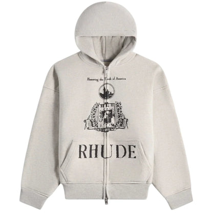 Rhude Youth of America Zip Up Hoodie