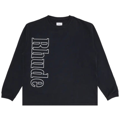 Rhude Side Logo Long Sleeve Tee
