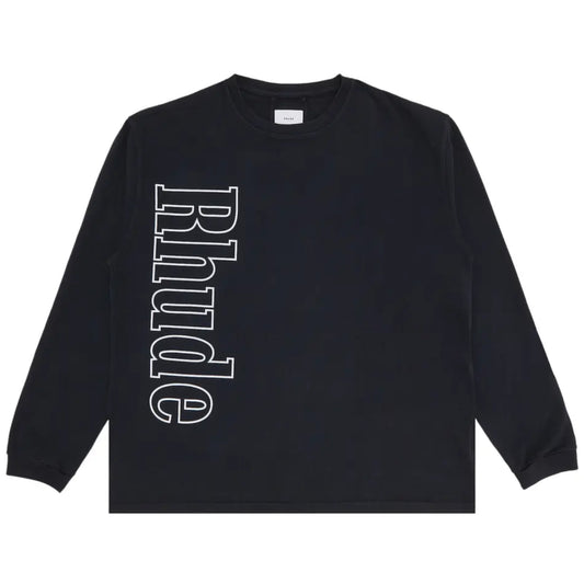 Rhude Side Logo Long Sleeve Tee