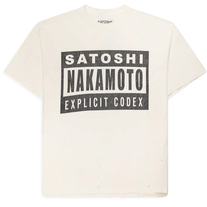 Satoshi Nakamoto Explicit Codex Tee