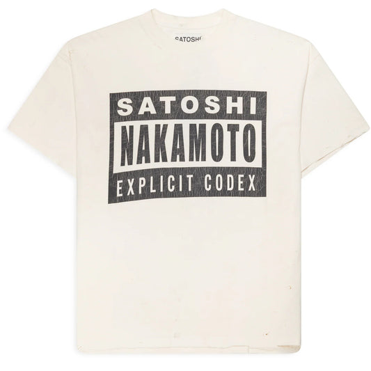 Satoshi Nakamoto Explicit Codex Tee