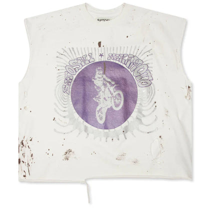 Satoshi Nakamoto Globe of Death Sleeveless Tee