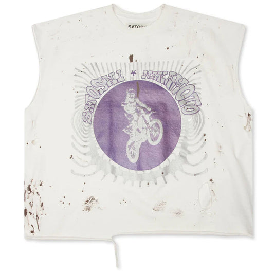 Satoshi Nakamoto Globe of Death Sleeveless Tee