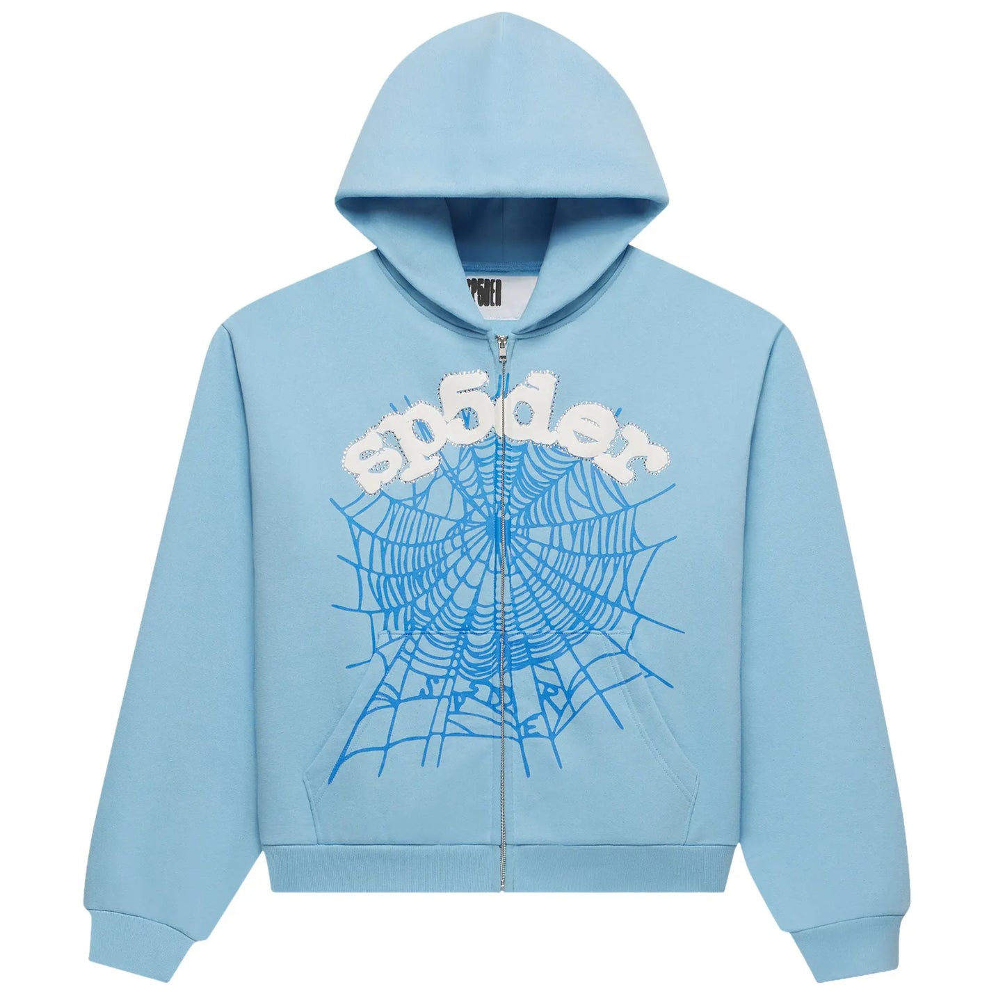 Sp5der OG Web Zip Sweatsuit Sky Blue