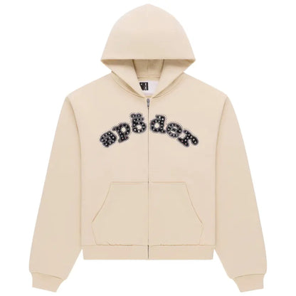 Sp5der Mixed Stone Og V2 Sweatsuit Cream