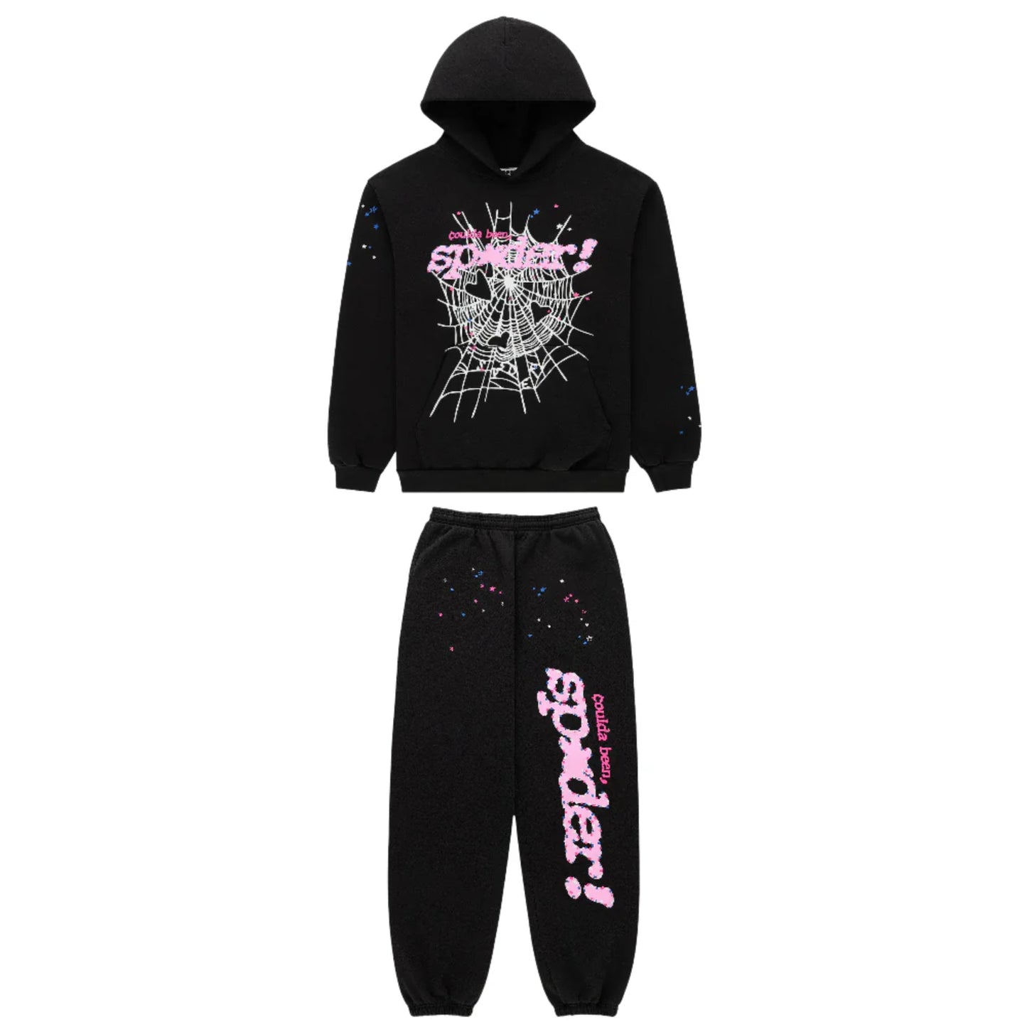 Sp5der Coulda Been Sweatsuit Black