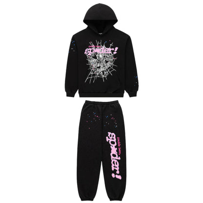 Sp5der Coulda Been Sweatsuit Black