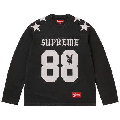 Supreme Playboy L/S Football Top Black