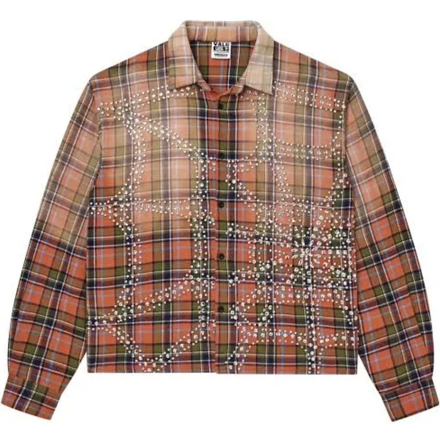 Vale Pumpkin Patch Rhinestone Flannel