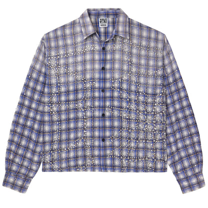 Vale Blizzard Rhinestone Flannel
