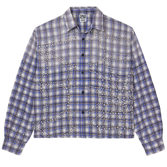 Vale Blizzard Rhinestone Flannel
