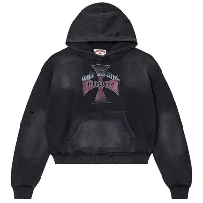 Vale Forever Chopper Pullover Hoodie Black