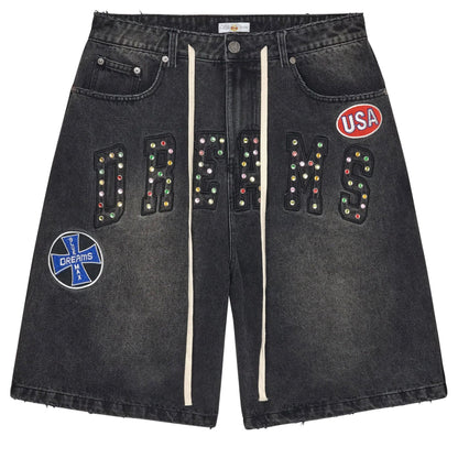 Vale Forever Black Dream Denim Shorts Black