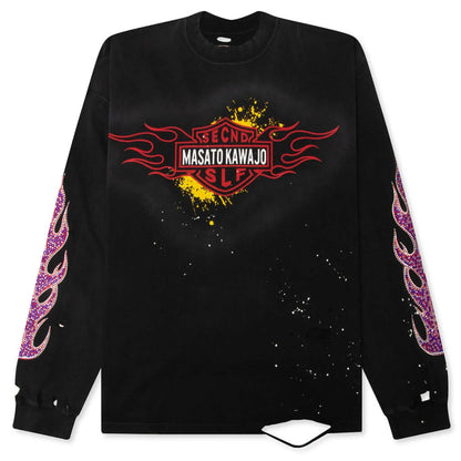 SeCND SLF x Masata Kawajo Firestorm Vintage Long Sleeve Tee