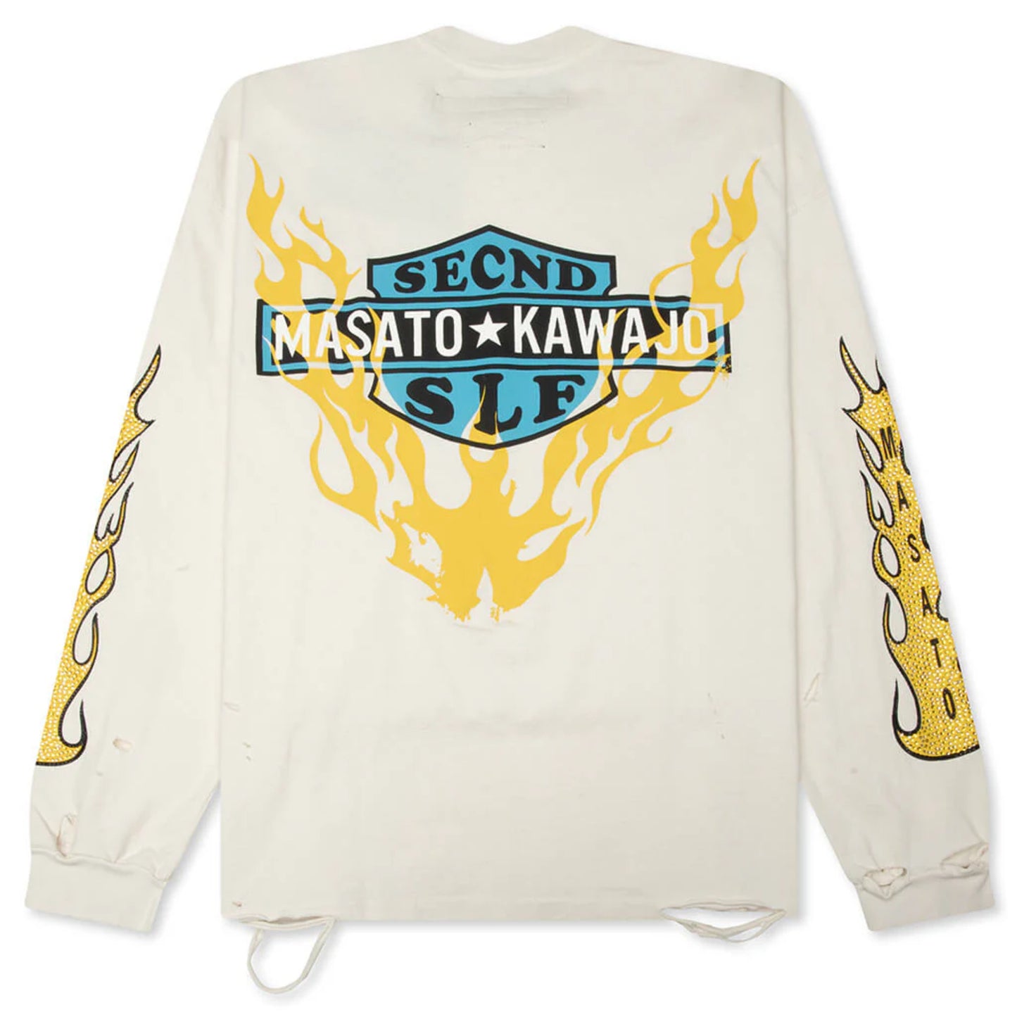 SeCND SLF x Masata Kawajo Firestorm Vintage Long Sleeve Tee