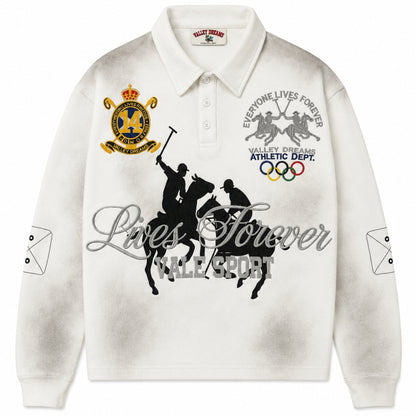 Vale Forever White Presidente Rugby L/S Tee