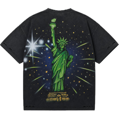 Vale Forever Skyline Bling Tee Black