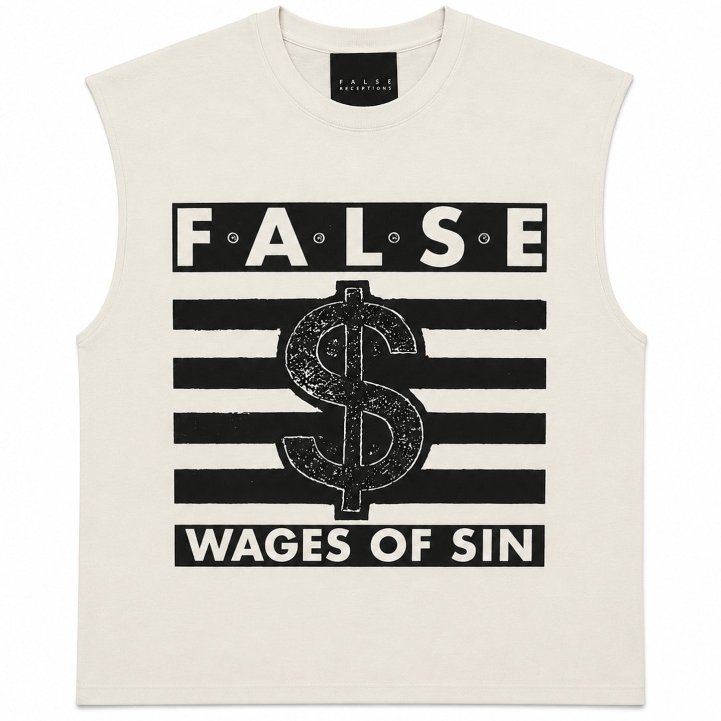 False Perception Wages of Sin Sleeveless Tee