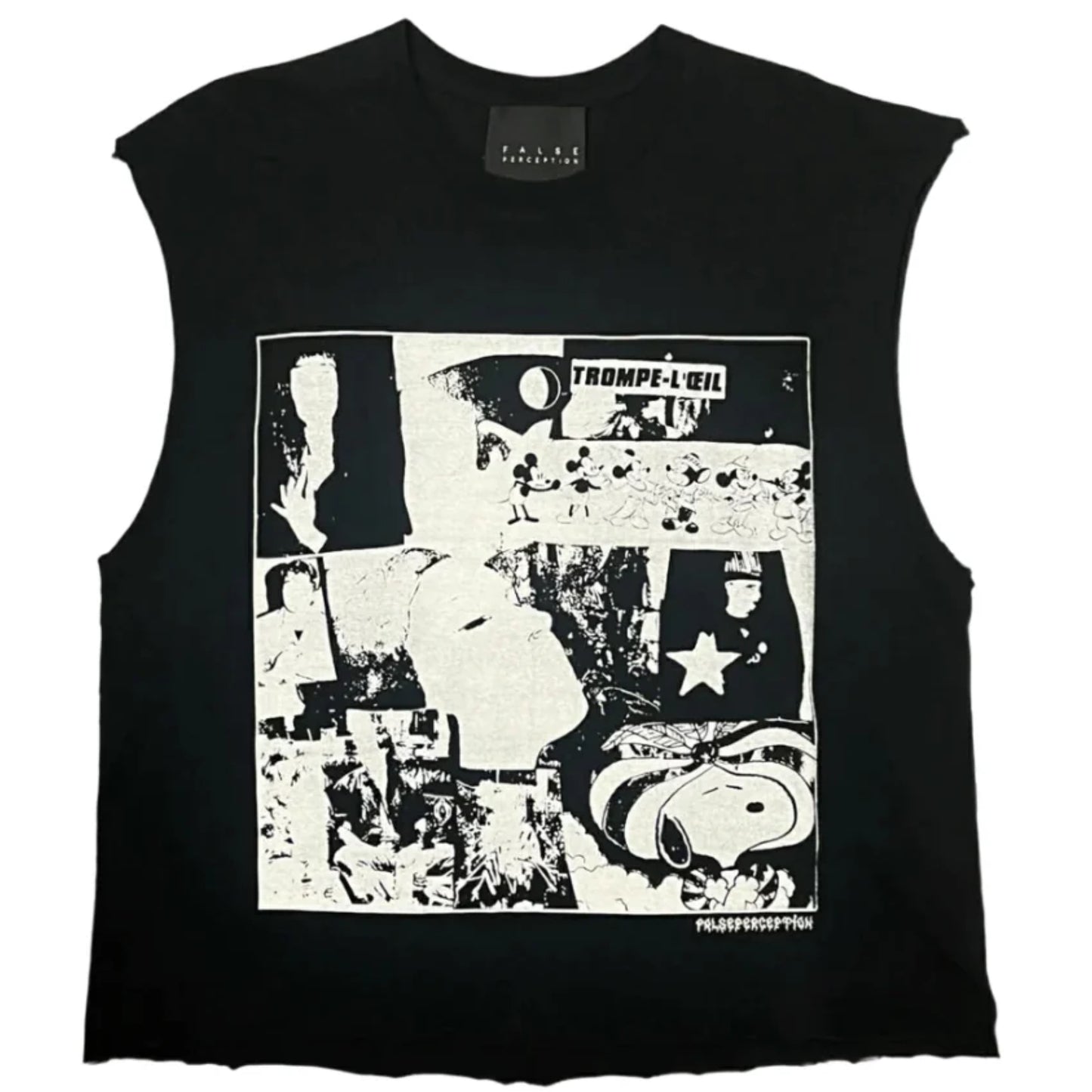 False Perception Trompe l'œil Sleeveless Tee