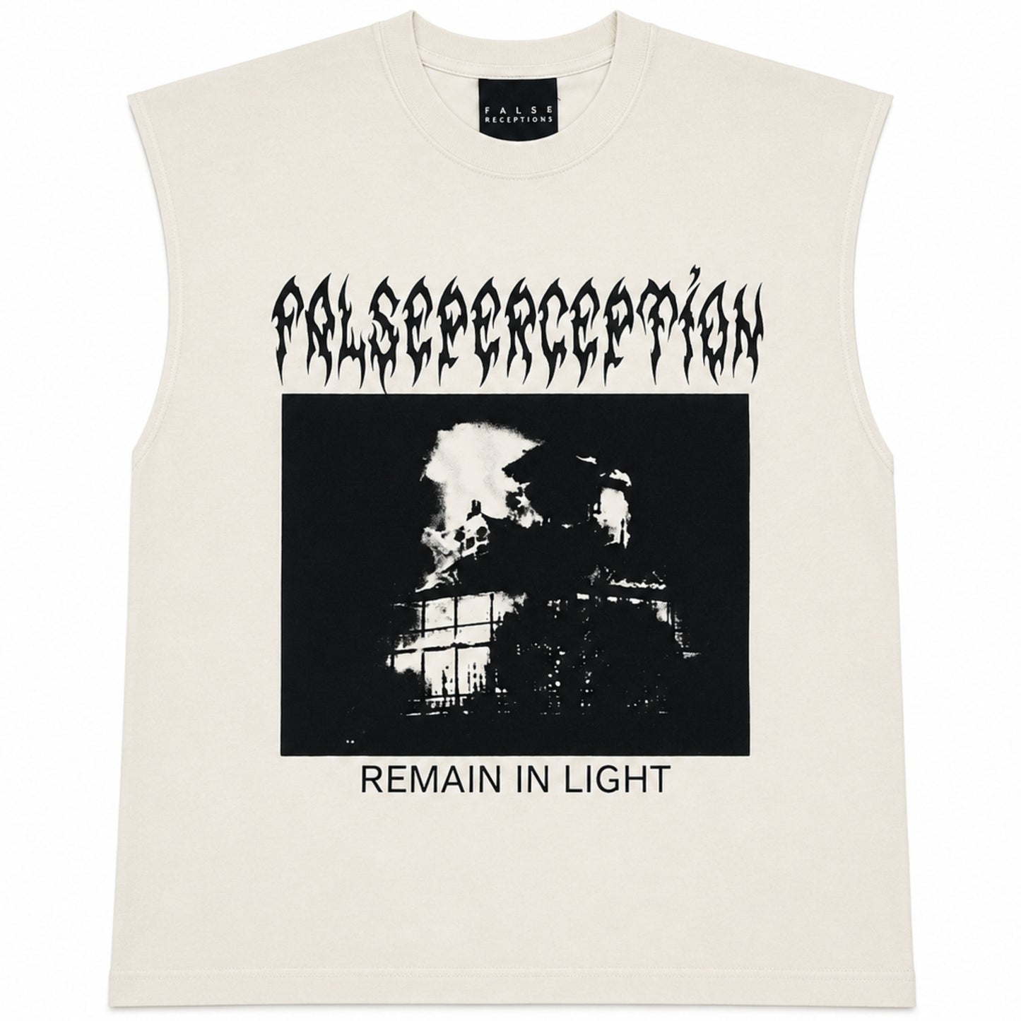 False Perception Remain in Light Sleeveless Tee