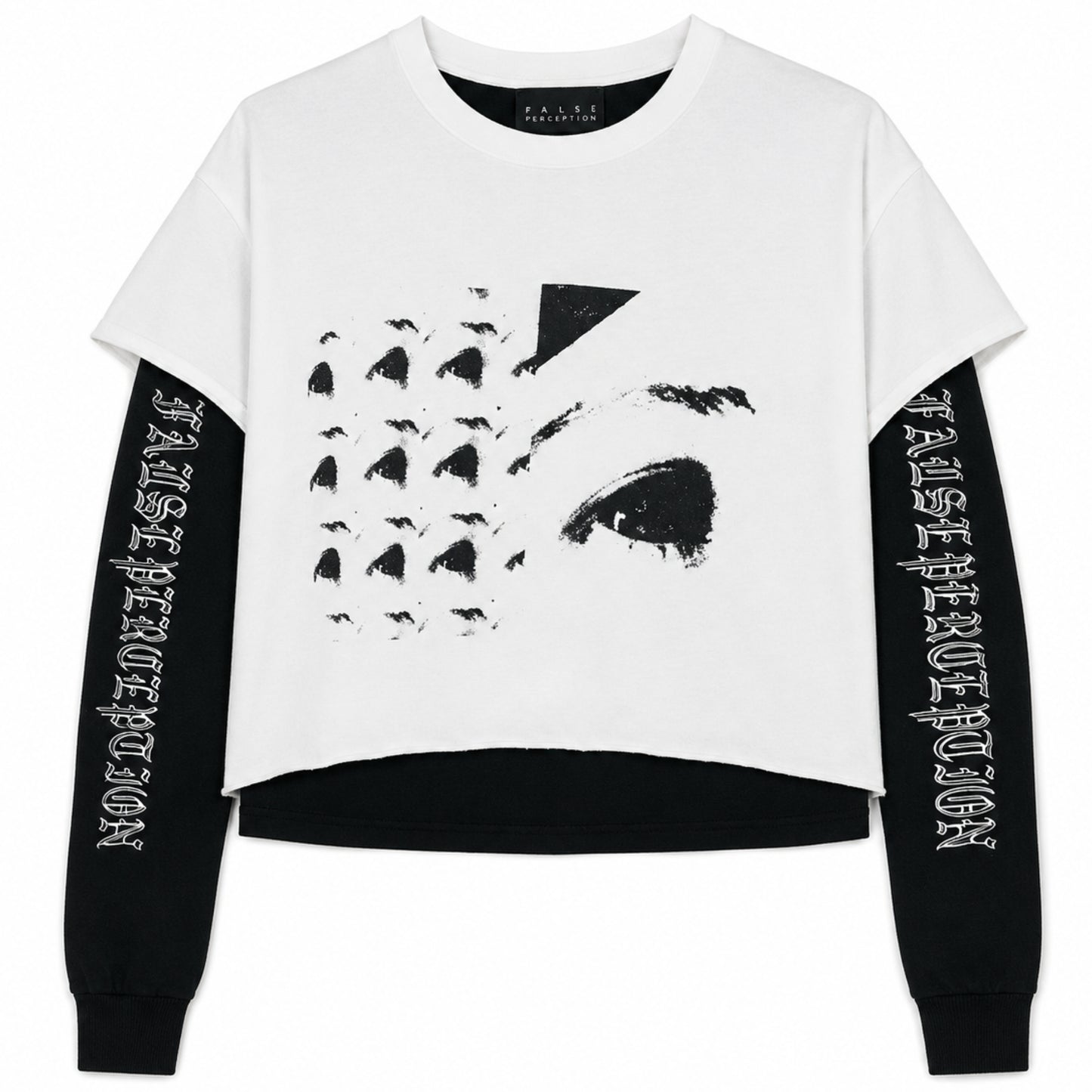False Perception Slit Layered Tee