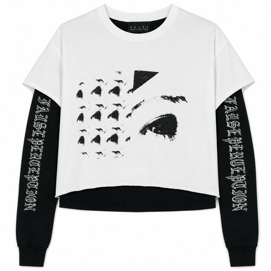 False Perception Slit Layered Tee