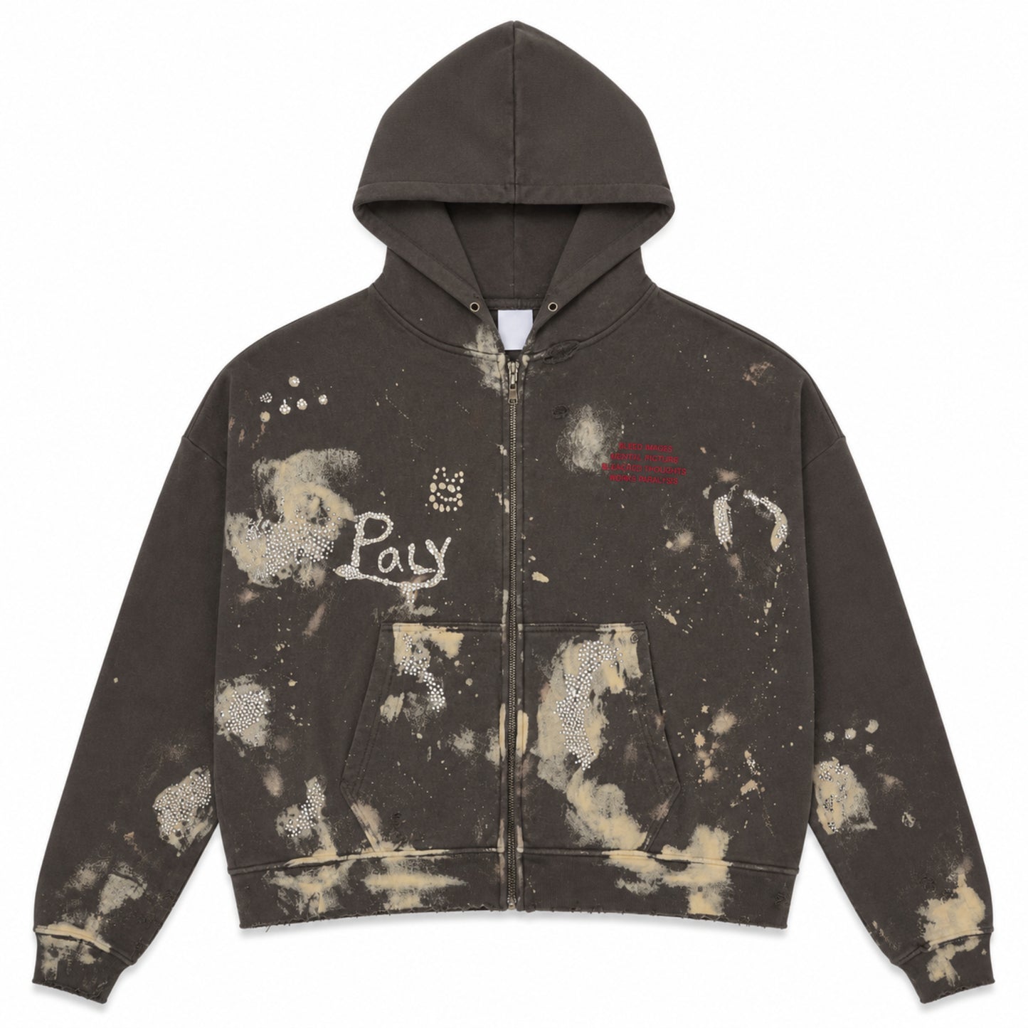 Paly Hollyood Been Amess Zip Up Hoodie
