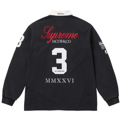 Supreme x La Martina x Jacob & Co Rugby Black