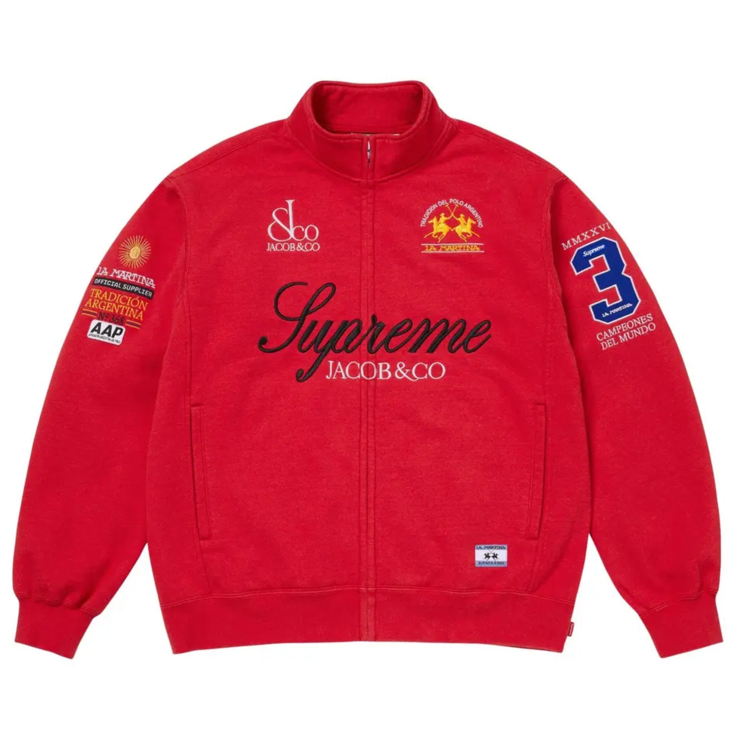Supreme x La Martina x Jacob & Co Zip Up Sweatsuit