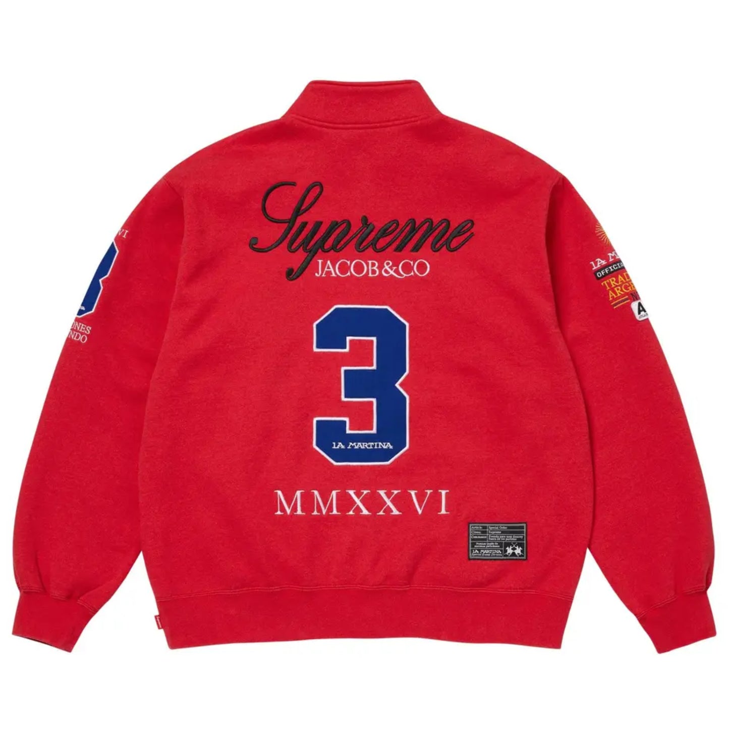 Supreme x La Martina x Jacob & Co Zip Up Sweatsuit